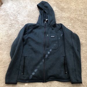 Men’s Patagonia Hooded Fleece Navy